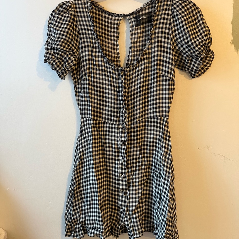 Reformation Gingham Dress